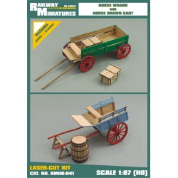 RMH0:041 Horse Wagon and Horse Drawn Cart